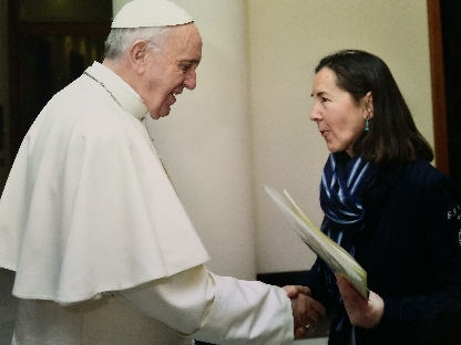 Foto con el Papa